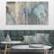 Designart - Rock Teal Panel I - Modern & Contemporary Premium Canvas Wall Art